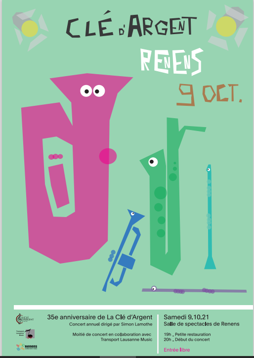 Concert annuel de La Cl d'Argent 