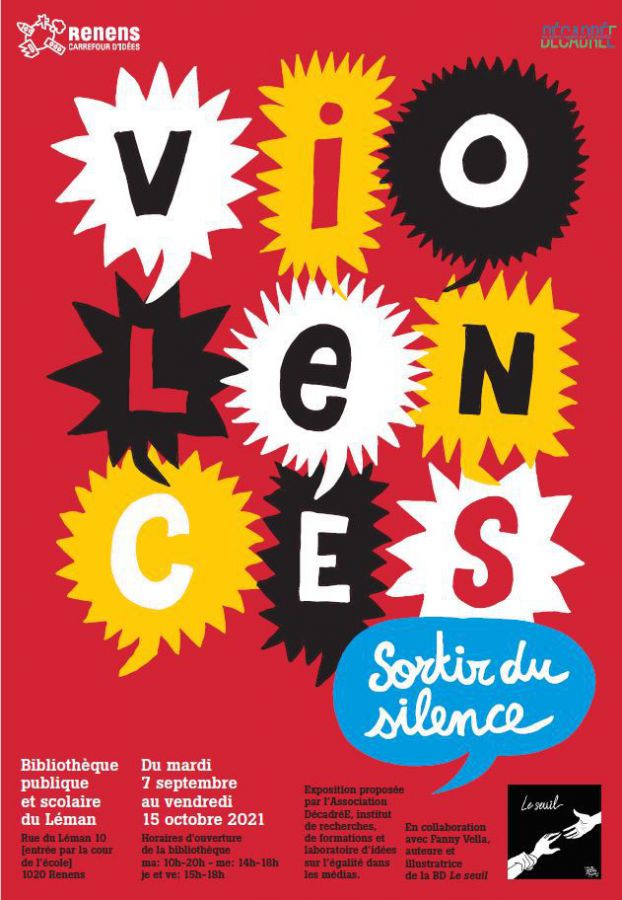 Expo «Violences. Sortir du silence» à la biblio du Léman