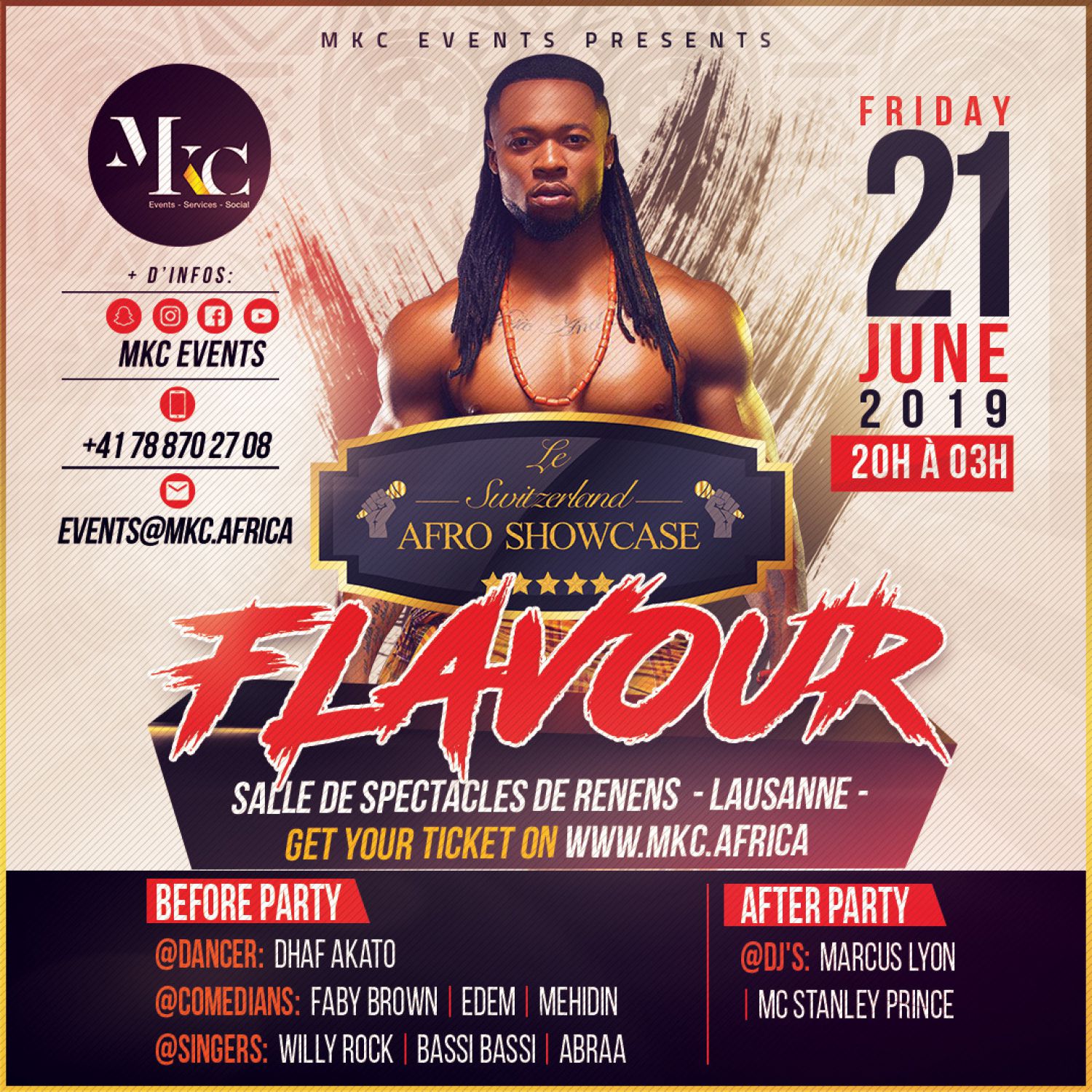 Concert Afrobeat Flavour N'Abania