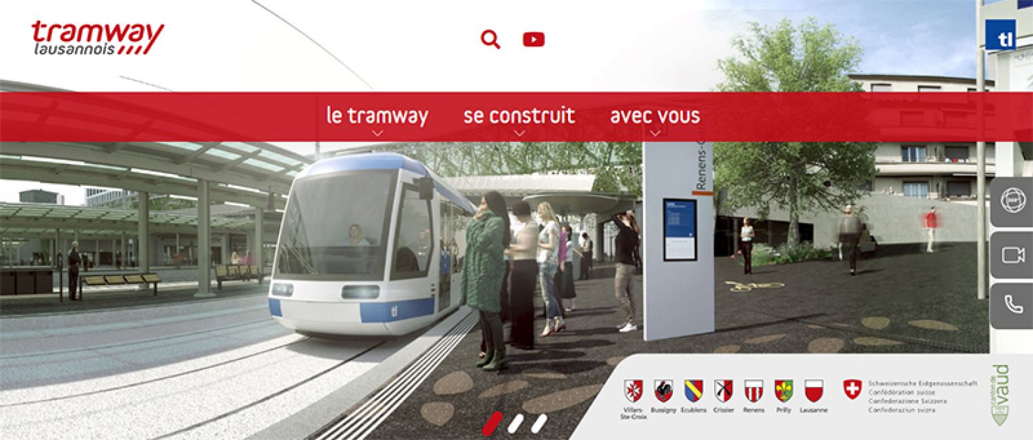 Site web du tramway lausannois