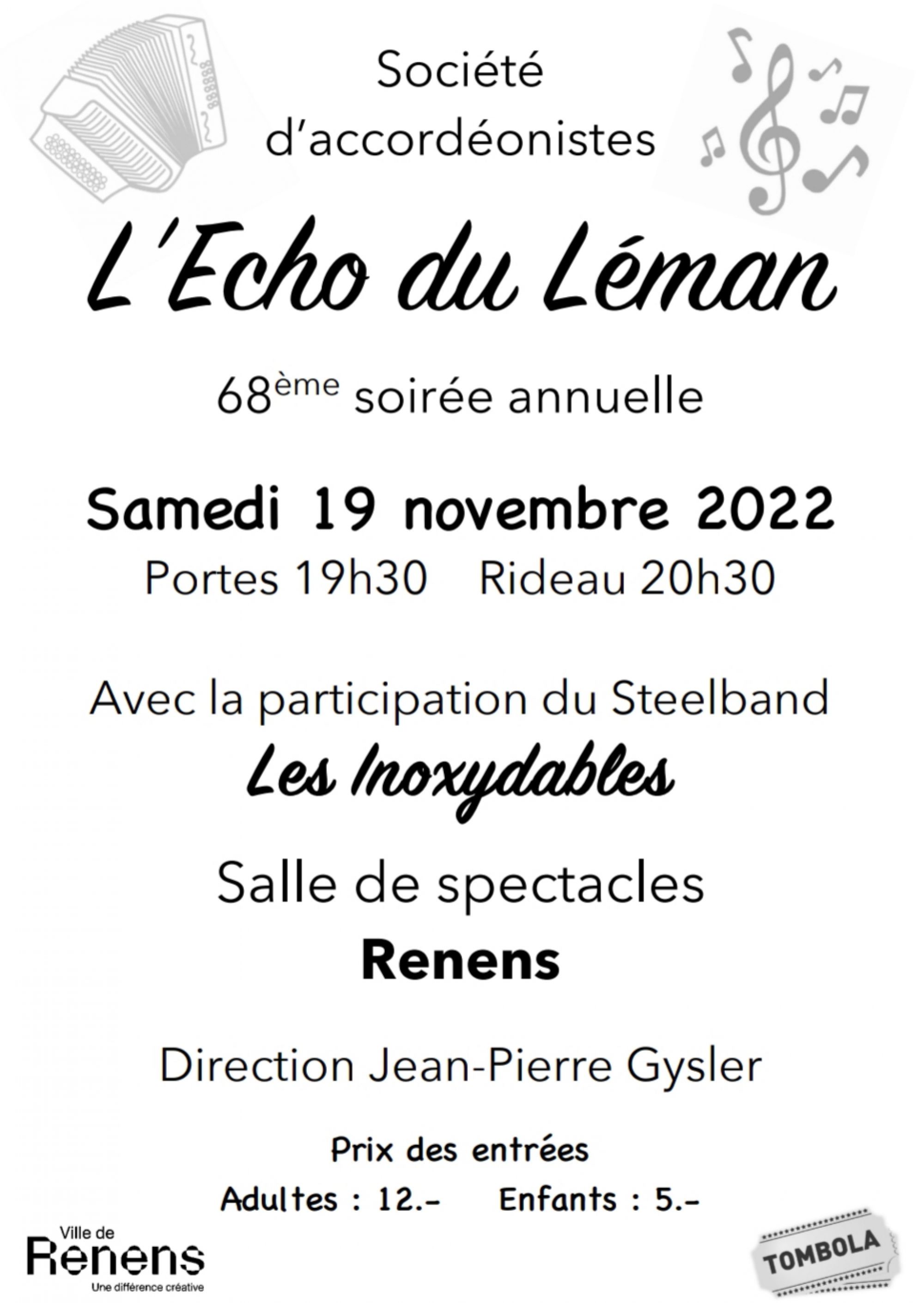 Soire annuelle de l'Echo du Lman 