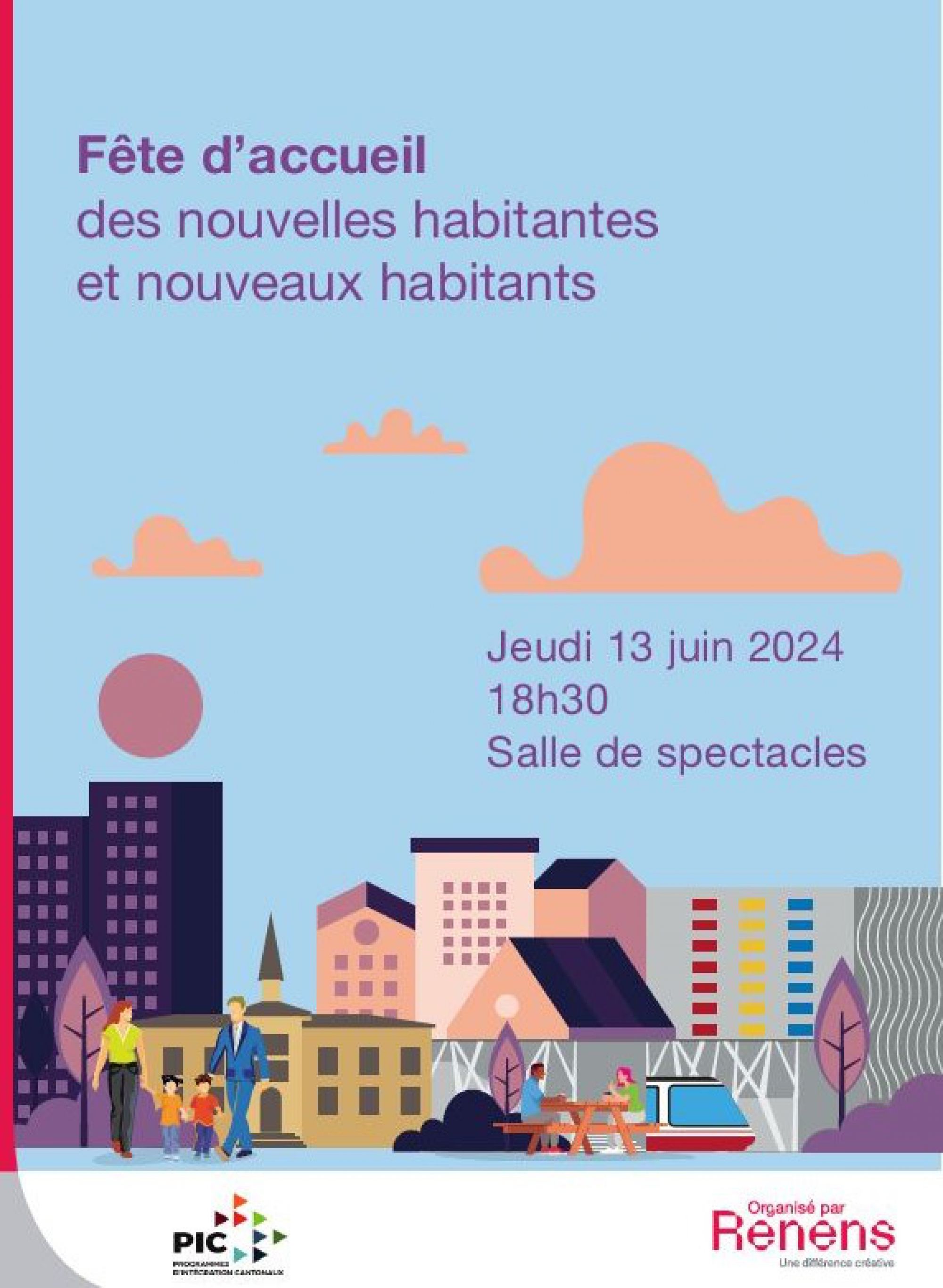 Réception des nouvelles habitantes et nouveaux habitants 